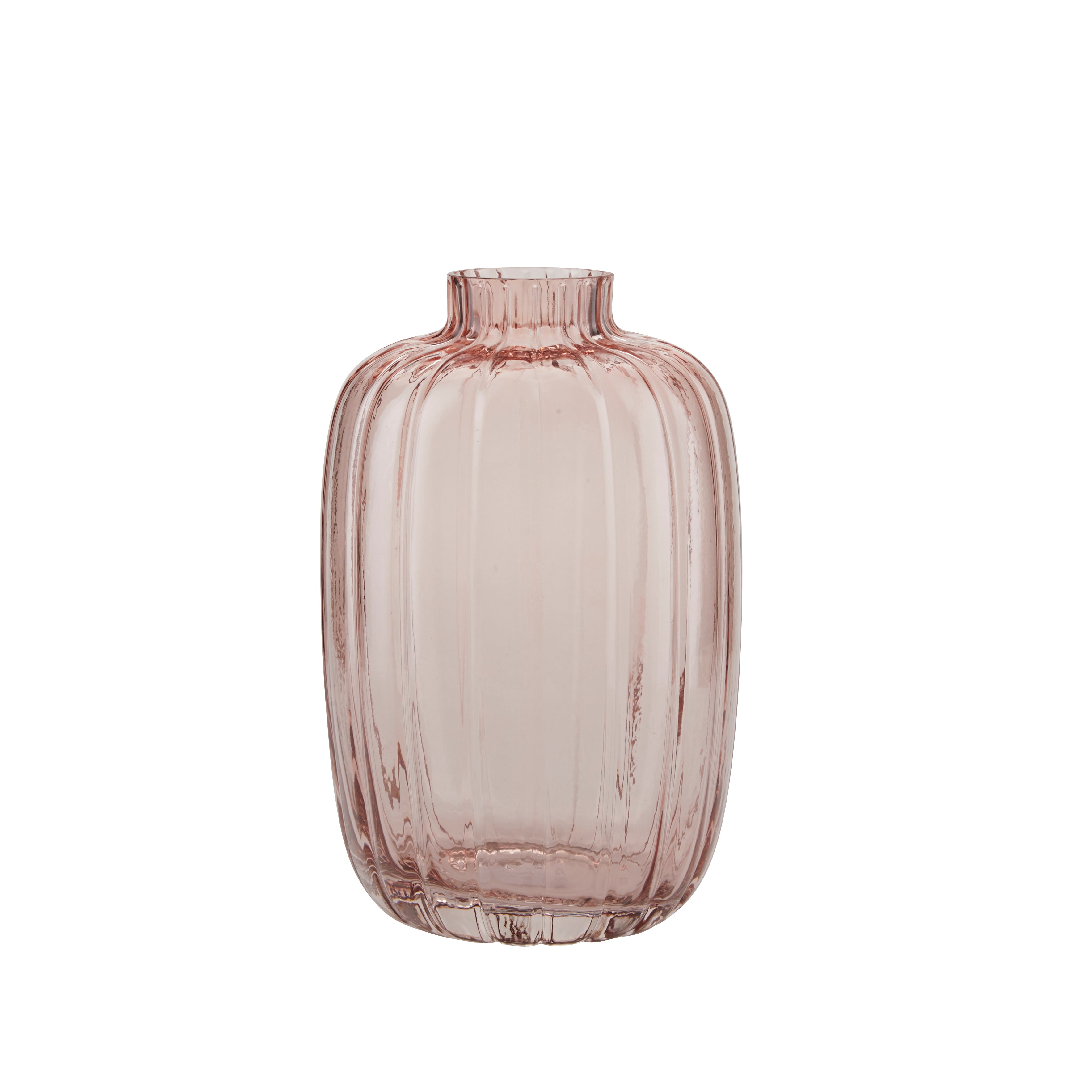 Vase, rosa - H20 cm.